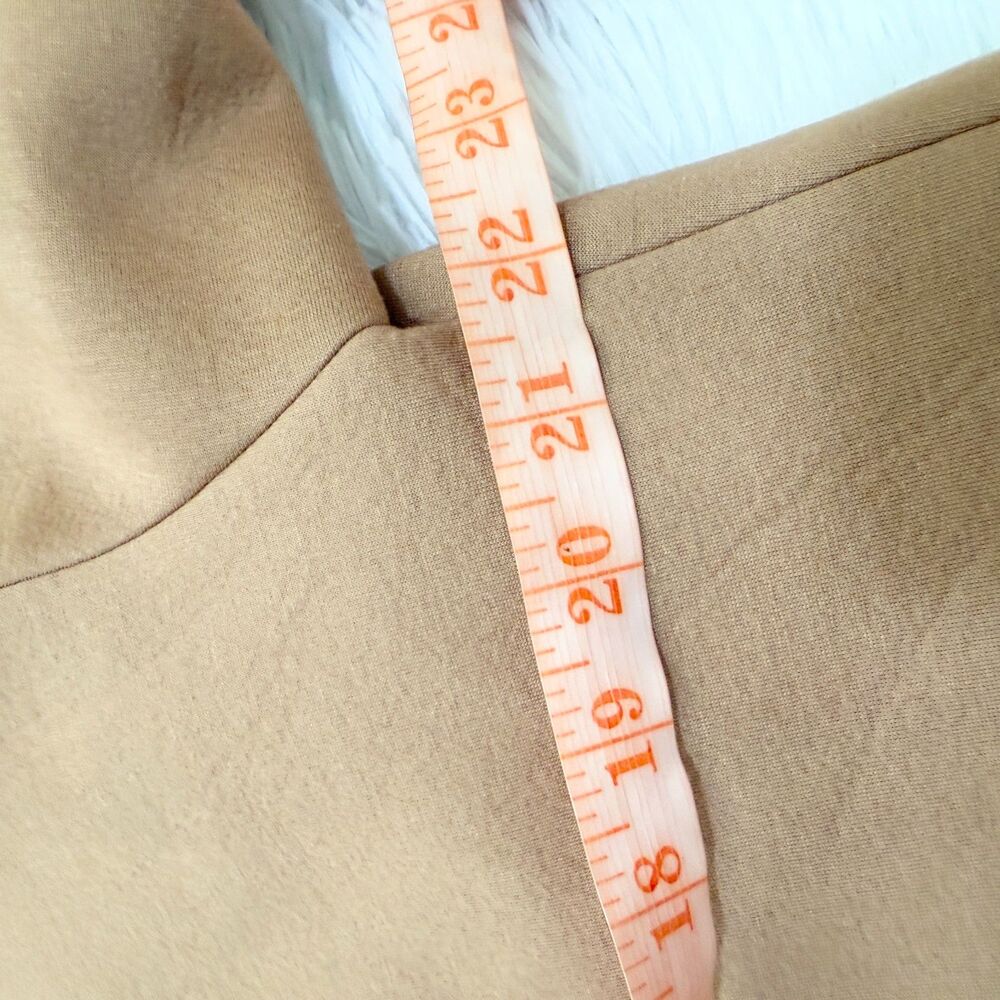 Women COS Hooded Sweatshirt Dress Oversized Fit in Camel Brown Size Medium/Large - Picture 5 of 9